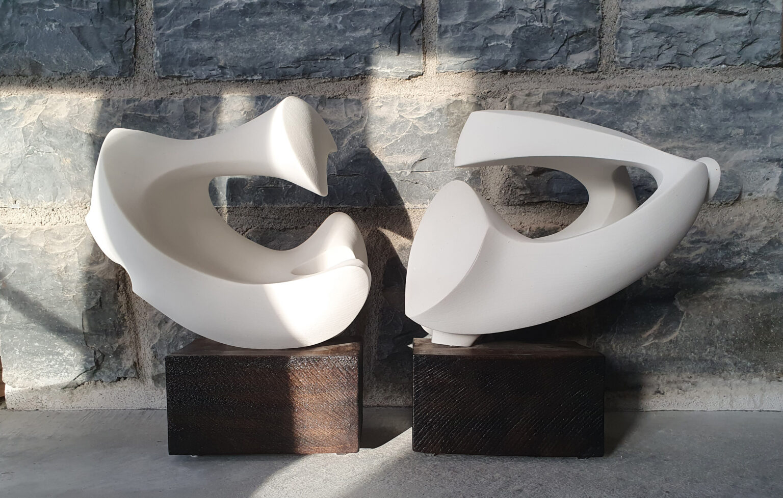 DORIAN & GRAY ceramic sculpture made by Katherine-Ann Mueller for speciekam