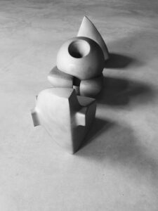 stainless steel sculpture by Katherine-Ann Mueller for specieskam